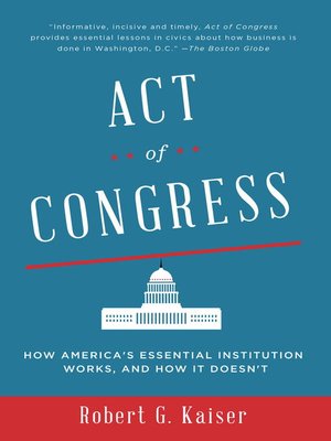 cover image of Act of Congress